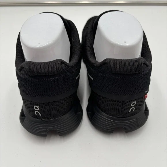 On Cloud Women's Running Shoes Black Mesh Sneakers Size 8 (Swiss Engineering) - Picture 6 of 9